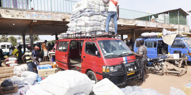 Chargement de marchandise
