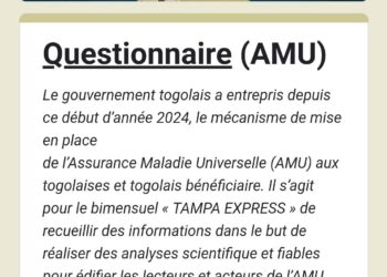 [ÉTUDE : IMPRESSION DES BÉNÉFICIAIRES SUR LE MECANISME DE MISE EN PLACE DE L’ASSURANCE MALADIE UNIVERSELLE ]