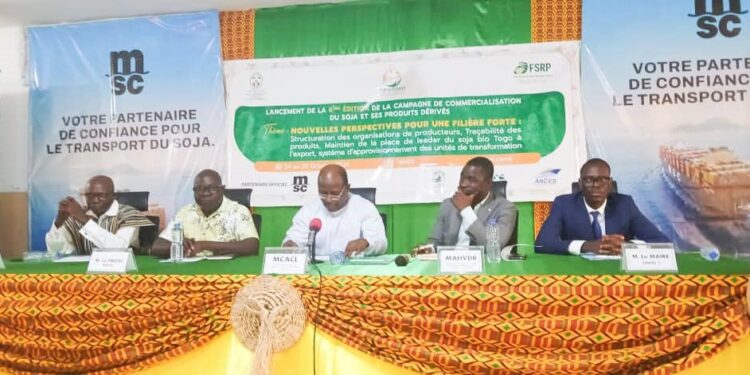 Atakpamé : Lancement officiel de la 6ᵉ édition de la campagne de commercialisation du soja et de ses produits dérivés