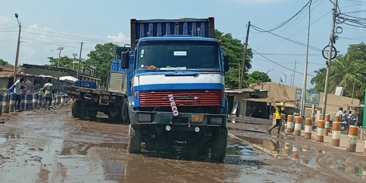 La voirie de la plateforme portuaire laisse à désirer