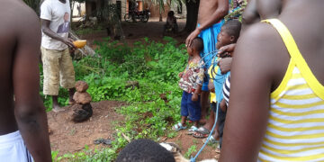 Des enfants médiateurs rituels