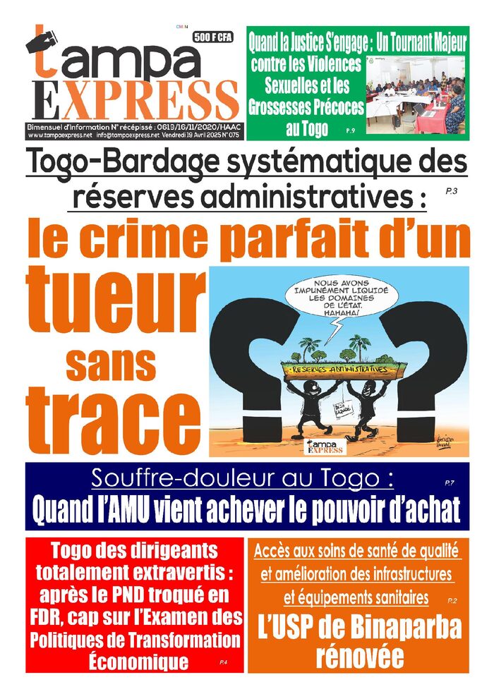 TAMPA EXPRES N°0075 du 18 avril 2025