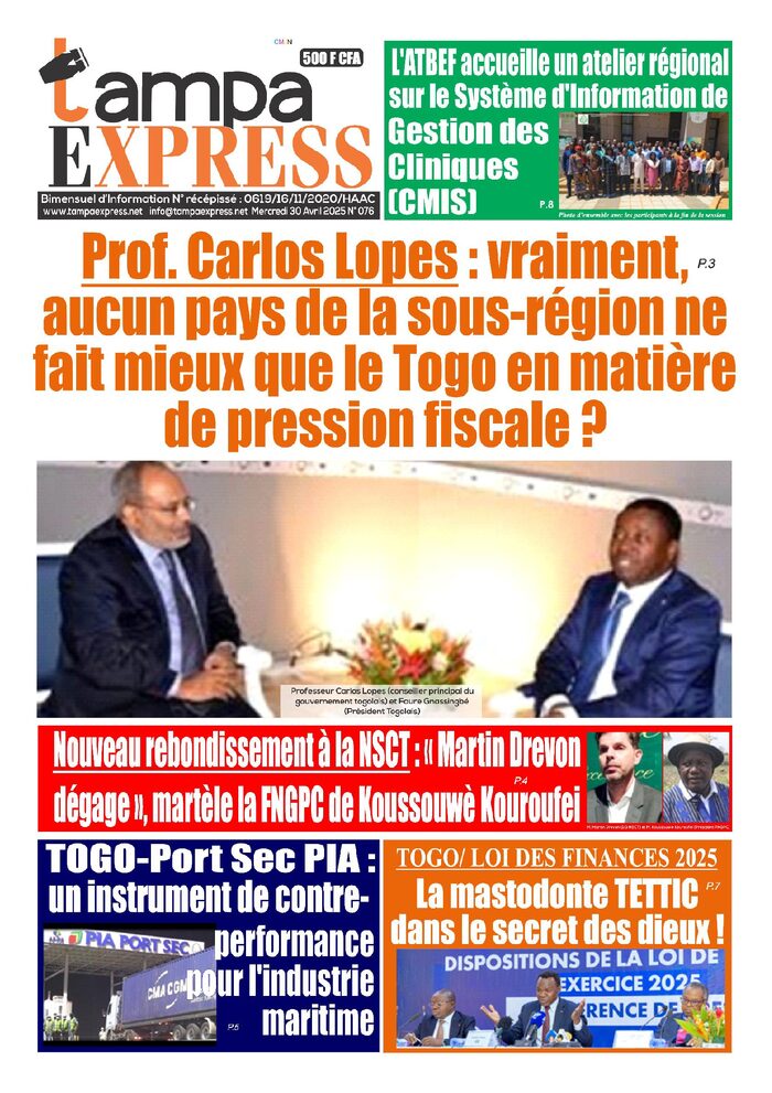 TAMPA EXPRES numéro 0076 du mercredi 30 avril 2025