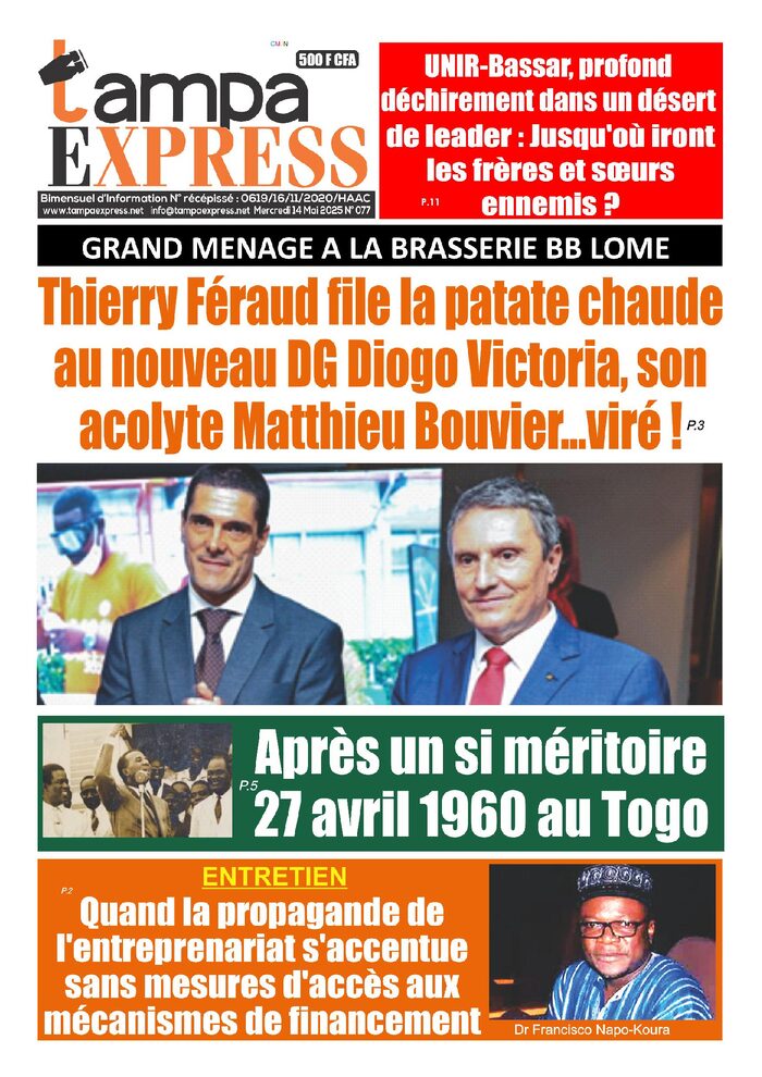 TAMPA EXPRES numéro 0077 du mercredi 14 mai 2025