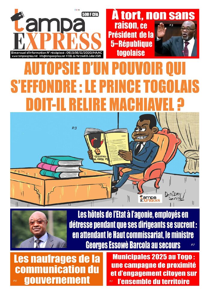 TAMPA EXPRES N°0081 du mercredi 16 juillet 2025