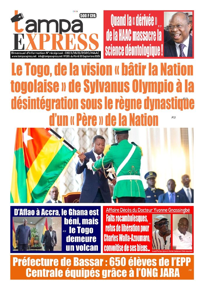 TAMPA EXPRES N°085 du 30 septembre 2025