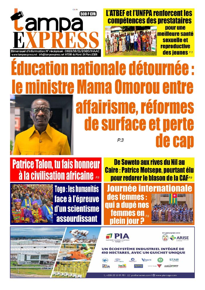 TAMPA EXPRESS N°098 du mardi 23 mars 2026