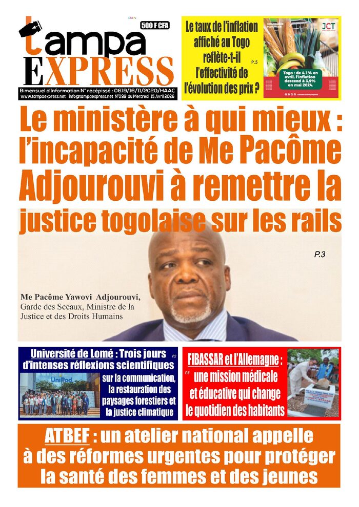 TAMPA EXPRES N°099 du mercredi 15 avril 2026