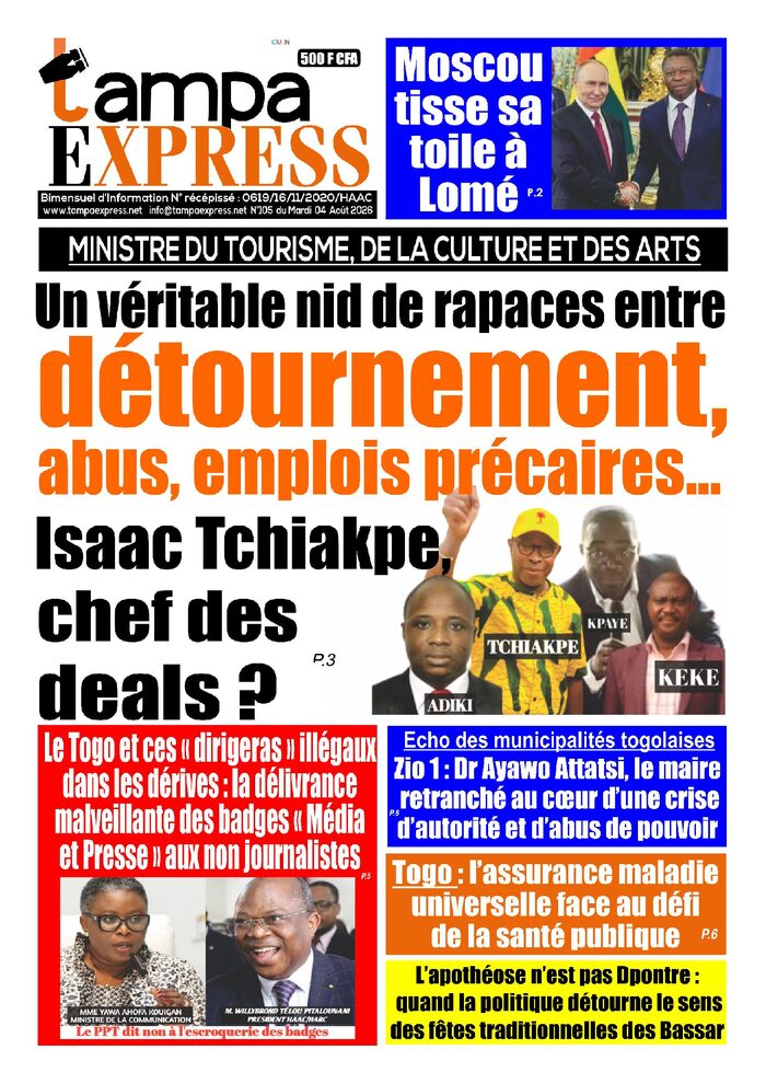 TAMPA EXPRES N°105 DU 04 JUILLET 2026